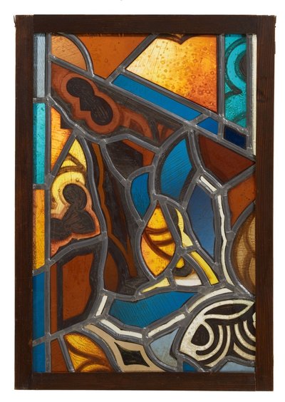 Stained Glass Abstract Composition by Johan Thorn Prikker